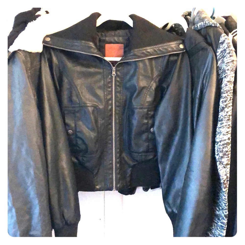 Leather jacket